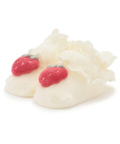 petit main / プティマイン ベビー・キッズウエア | いちごモチーフカップソックス