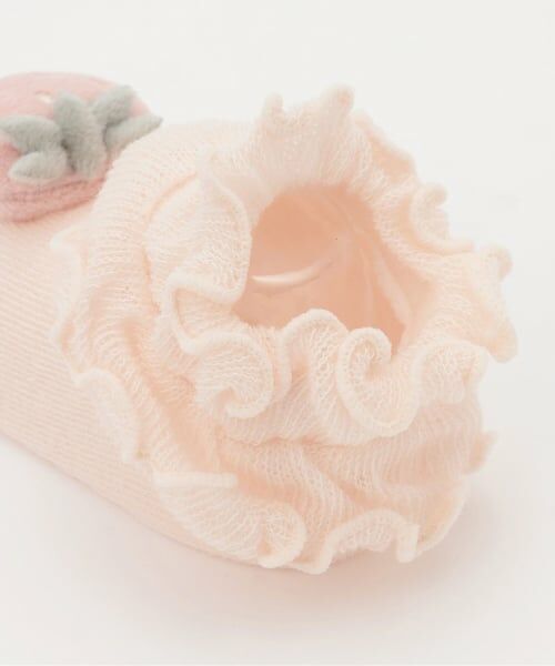 petit main / プティマイン ベビー・キッズウエア | いちごモチーフカップソックス | 詳細2