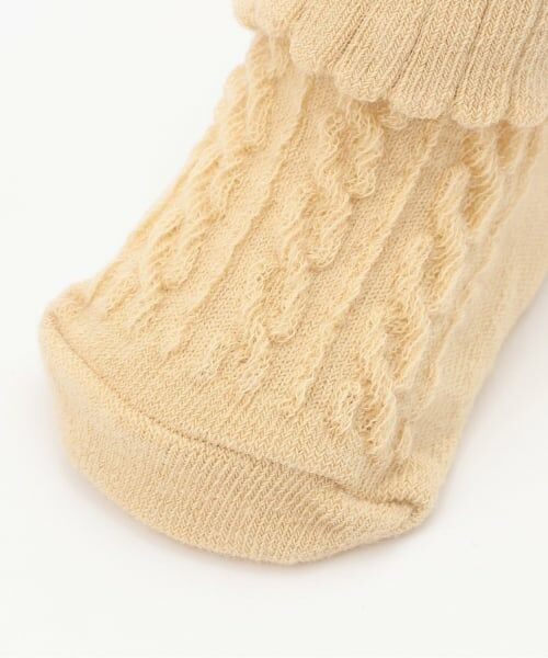 petit main / プティマイン ベビー・キッズウエア | ケーブルカップソックス | 詳細3