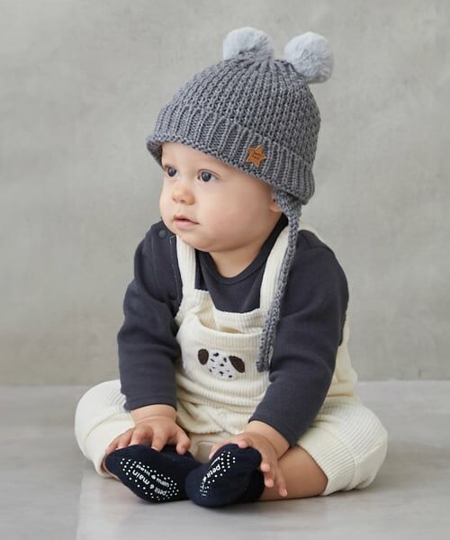 petit main / プティマイン ベビー・キッズグッズ | ぽんぽんニット帽 | 詳細3