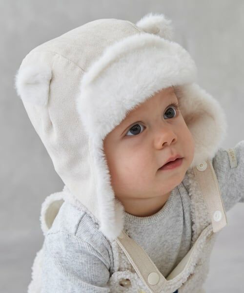 petit main / プティマイン ベビー・キッズグッズ | アニマルフライトキャップ | 詳細1