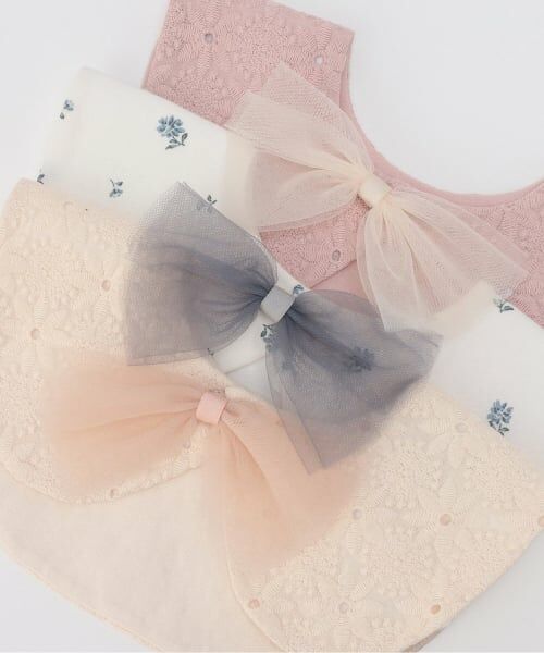 petit main / プティマイン スタイ・ビブ | チュールリボンアソートスタイ | 詳細4
