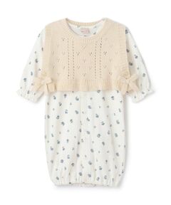 petit main / プティマイン ロンパース | ニットベストつき2WAYオール