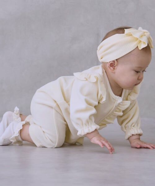 petit main / プティマイン ロンパース | アソート前フリルカバーオール | 詳細2