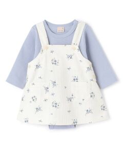 petit main / プティマイン ベビー・キッズウエア | 【リンク】花柄ジャンスカセットアップ
