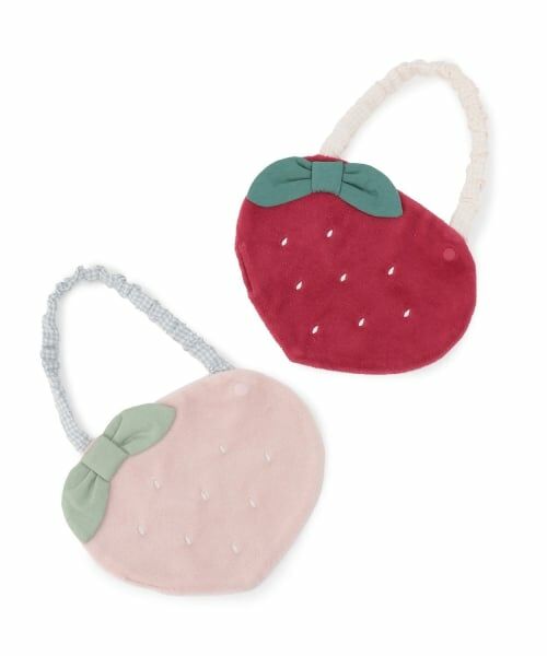 petit main / プティマイン スタイ・ビブ | いちごスタイ | 詳細5