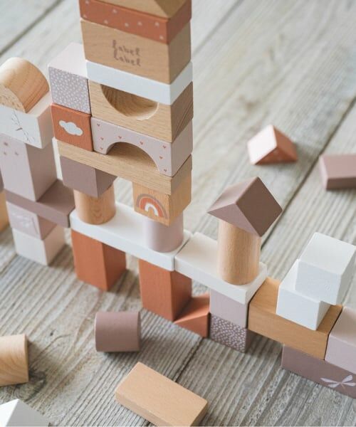 petit main / プティマイン おもちゃ・トイカメラ | 【labellabel】ウドゥンブロック50ピース | 詳細6