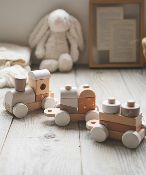 petit main / プティマイン おもちゃ・トイカメラ | 【labellabel】スタッキングトレイン | 詳細1