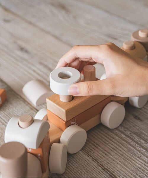 petit main / プティマイン おもちゃ・トイカメラ | 【labellabel】スタッキングトレイン | 詳細8