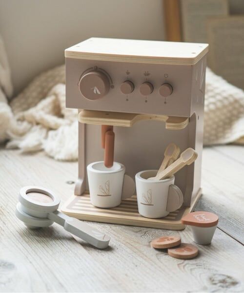 petit main / プティマイン おもちゃ・トイカメラ | 【labellabel】エスプレッソマシン（モカ茶）