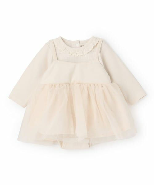 petit main / プティマイン ロンパース | チュールOPロンパース | 詳細2