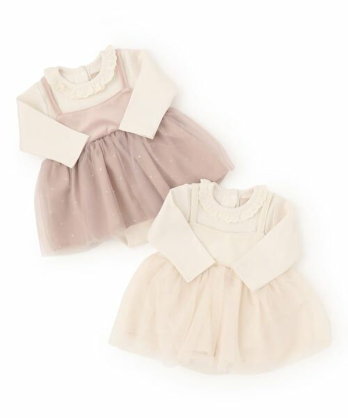 petit main / プティマイン ロンパース | チュールOPロンパース | 詳細9