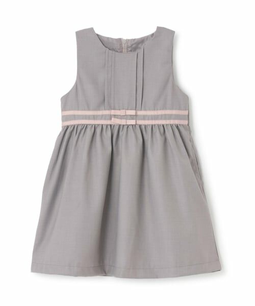 petit main / プティマイン ミニ・ひざ丈スカート | 【セミフォーマル】ウエストリボンジャンパースカート | 詳細5