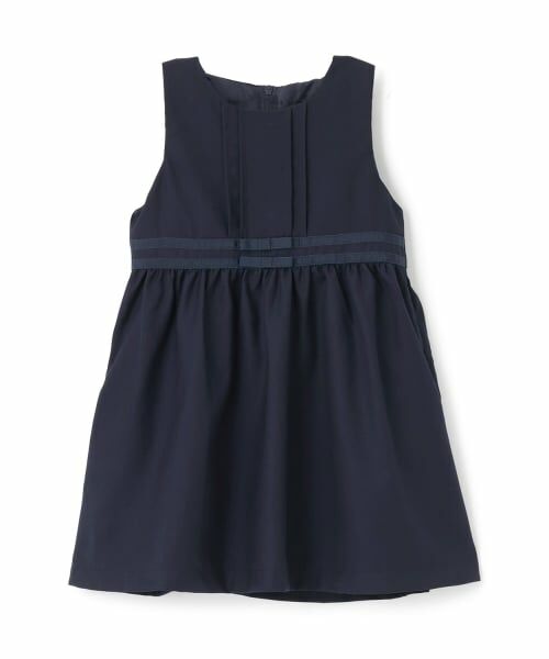 petit main / プティマイン ミニ・ひざ丈スカート | 【セミフォーマル】ウエストリボンジャンパースカート | 詳細6