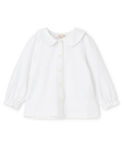 petit main / プティマイン シャツ・ブラウス | 【セミフォーマル】カットツイル衿つきブラウス