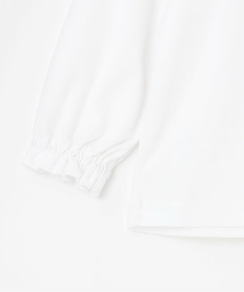 petit main / プティマイン シャツ・ブラウス | 【セミフォーマル】カットツイル衿つきブラウス | 詳細3