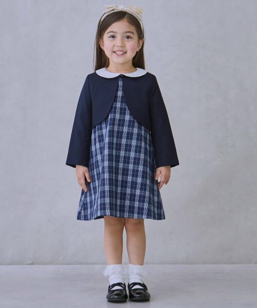 petit main / プティマイン カーディガン・ボレロ | 【セミフォーマル】ノーカラーボレロ | 詳細1