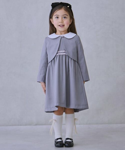 petit main / プティマイン カーディガン・ボレロ | 【セミフォーマル】ノーカラーボレロ | 詳細2