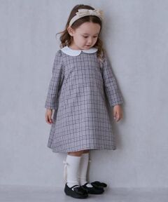 petit main / プティマイン ドレス | 【セミフォーマル】衿つき長袖ワンピース