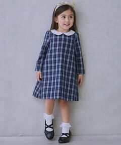 petit main / プティマイン ドレス | 【セミフォーマル】衿つき長袖ワンピース