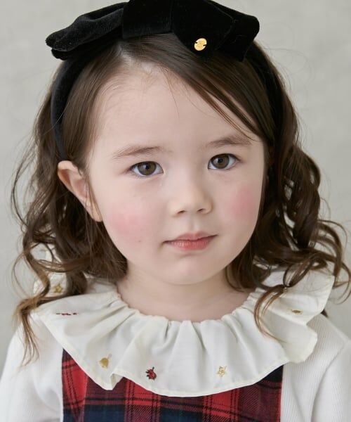 petit main / プティマイン ミニ丈・ひざ丈ワンピース | チェックドッキングワンピース | 詳細4