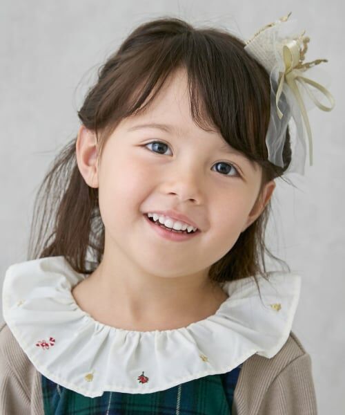 petit main / プティマイン ミニ丈・ひざ丈ワンピース | チェックドッキングワンピース | 詳細6