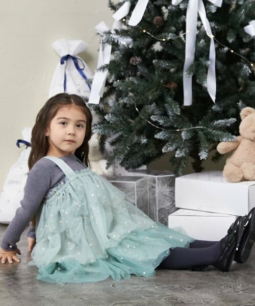 petit main / プティマイン ミニ丈・ひざ丈ワンピース | チュールフリルワンピース | 詳細5