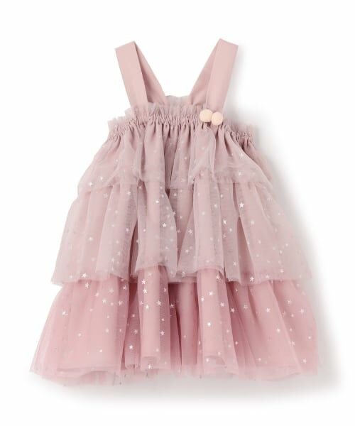 petit main / プティマイン ミニ丈・ひざ丈ワンピース | チュールフリルワンピース | 詳細7