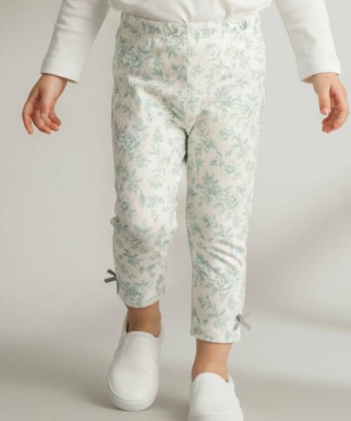 petit main / プティマイン その他パンツ | 【プティプラ】GIRLS10分丈レギンス（ライト グリーン）