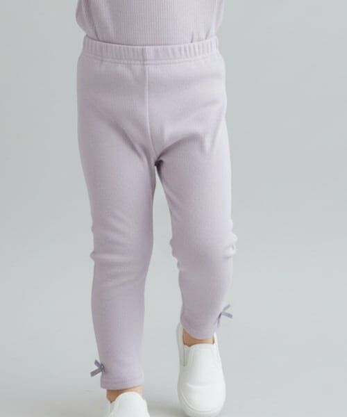 petit main / プティマイン その他パンツ | 【プティプラ】GIRLS10分丈レギンス（ラベンダー）
