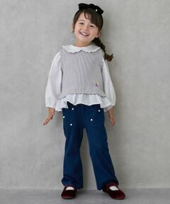 petit main / プティマイン その他パンツ | パールつきカットパンツ