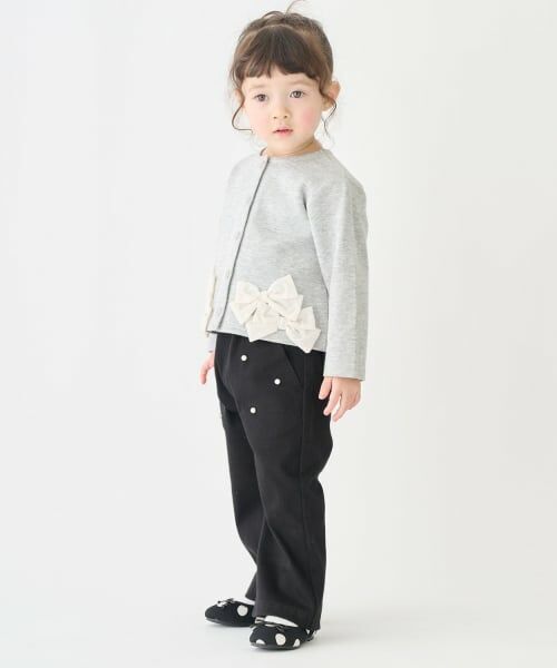 petit main / プティマイン その他パンツ | パールつきカットパンツ | 詳細1