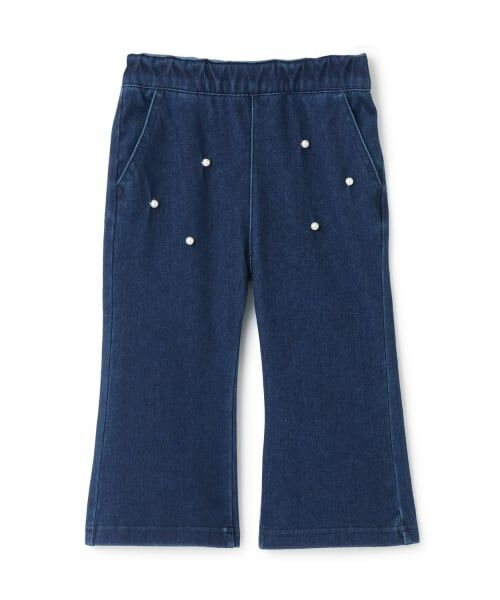 petit main / プティマイン その他パンツ | パールつきカットパンツ | 詳細3