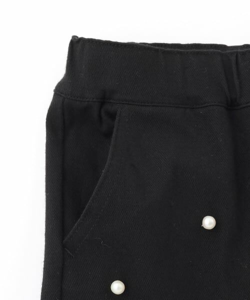 petit main / プティマイン その他パンツ | パールつきカットパンツ | 詳細8