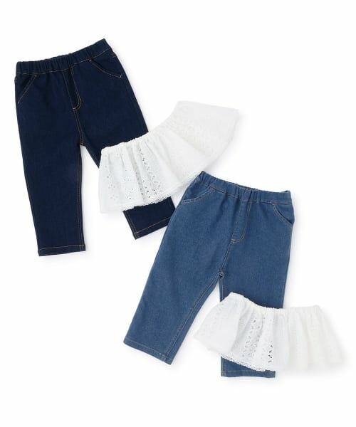 petit main / プティマイン その他パンツ | 【リンク】レイヤードスカートパンツセット | 詳細15