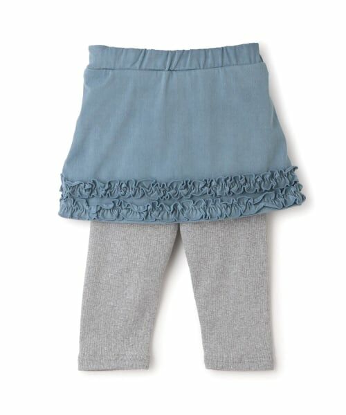 petit main / プティマイン ミニ・ひざ丈スカート | 裾フリルレギンスつきスカート | 詳細5