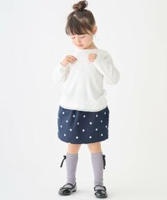 petit main / プティマイン ミニ・ひざ丈スカート | 【リンク】ウエストギャザーミニスカート