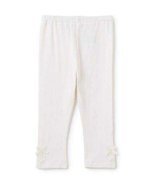 petit main / プティマイン レギンス・スパッツ | レースアップレギンス（アイボリー）