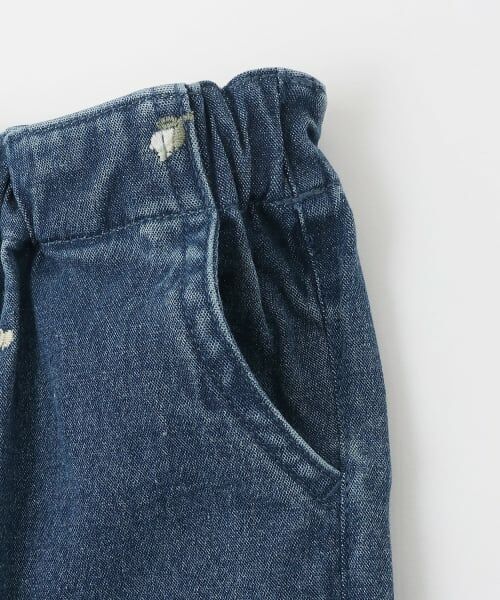 petit main / プティマイン その他パンツ | 花刺しゅうデニムパンツ | 詳細9