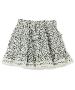 petit main / プティマイン ミニ・ひざ丈スカート | フリルティアードスカート