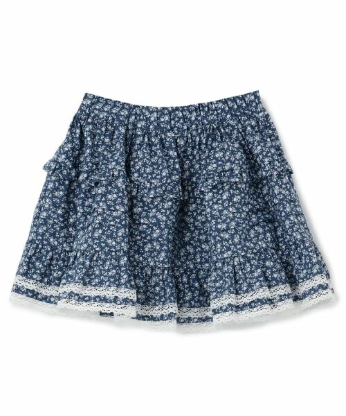 petit main / プティマイン ミニ・ひざ丈スカート | フリルティアードスカート | 詳細3