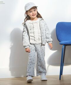 petit main / プティマイン その他パンツ | 【リンク】花柄スウェットパンツ