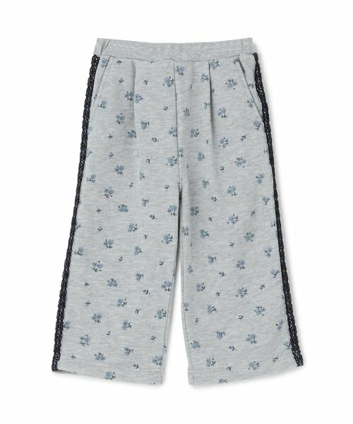 petit main / プティマイン その他パンツ | 【リンク】花柄スウェットパンツ | 詳細3