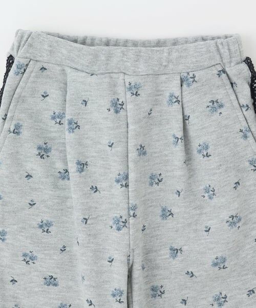 petit main / プティマイン その他パンツ | 【リンク】花柄スウェットパンツ | 詳細5