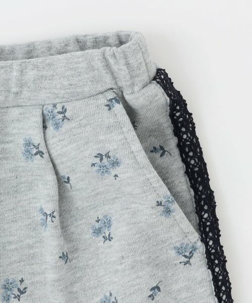 petit main / プティマイン その他パンツ | 【リンク】花柄スウェットパンツ | 詳細6