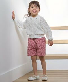 petit main / プティマイン ショート・ハーフ・半端丈パンツ | バックリボンショートパンツ