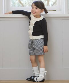 petit main / プティマイン ショート・ハーフ・半端丈パンツ | バックリボンショートパンツ