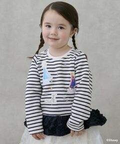 petit main / プティマイン Tシャツ | 【Frozen】ペプラム長袖Tシャツ