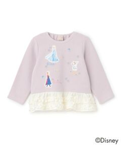 petit main / プティマイン Tシャツ | 【Frozen】ペプラム長袖Tシャツ