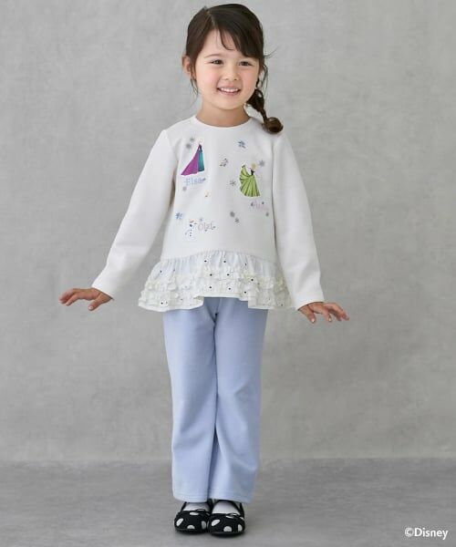 petit main / プティマイン Tシャツ | 【Frozen】ペプラム長袖Tシャツ | 詳細2